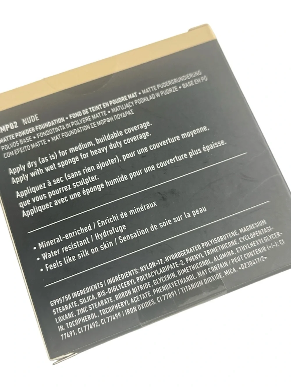 New NYX PROFESSIONAL MAKEUP Stay Matte but Not Flat Powder Foundation- Nude